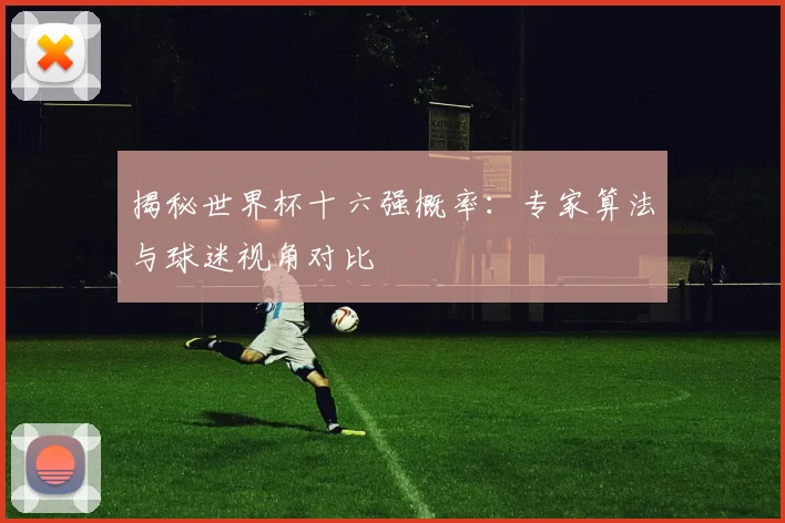 揭秘世界杯十六强概率：专家算法与球迷视角对比